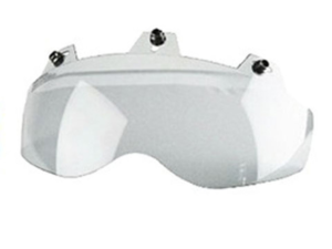3 Snap Shorty Shield - Hard Coated - Clear - Motorcycle Helmet Accessories - 02-305-DS