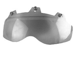 3 Snap Shorty Shield - Hard Coated - Silver Mirror - Motorcycle Helmet Accessories - 02-311-DS