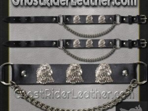 Pair of Biker Boot Chains - Eagle - SKU GRL-BC12-DL
