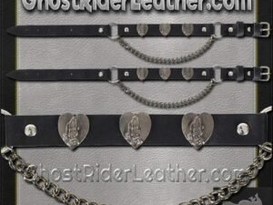 Pair of Biker Boot Chains - Praying Hands - Christian Biker - Motorcycle - BC8-DL