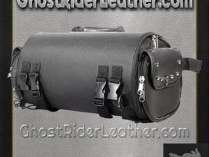 Sissy Bar Bag - Duffle Style - Studs - Biker Gear - Motorcycle - SB77-DL