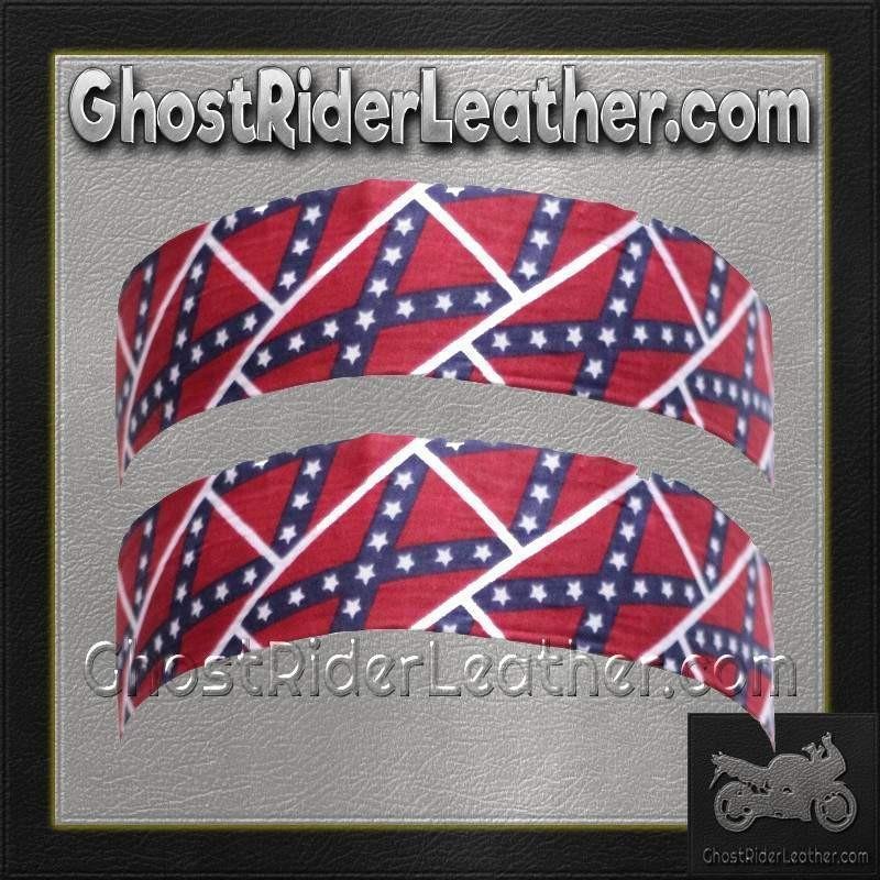 Set of Two Rebel Flag Biker Headbands - Confederate - AC9-REBEL-DL - Image 5