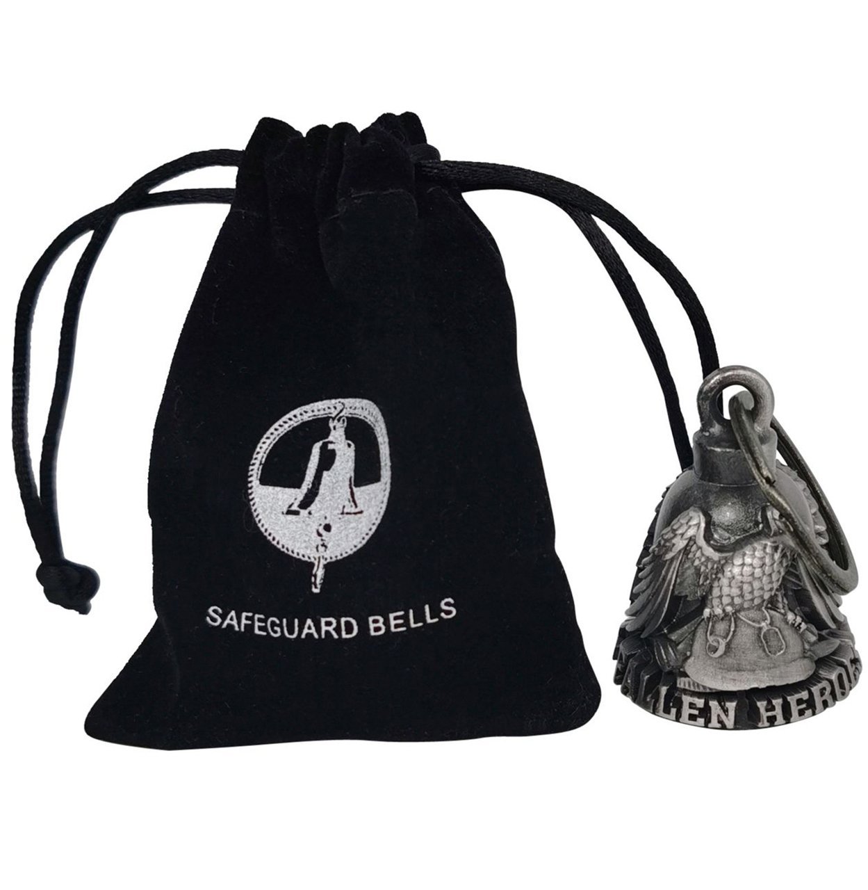 Motorcycle Ride Bell - 3D - Skeleton Middle Fingers - Spirit Bell - Gremlin - DBL2-L-DL - Image 4