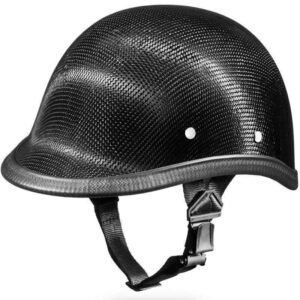 Novelty Motorcycle Helmet - Real Carbon Fiber - Jockey Polo - 2003G-DH