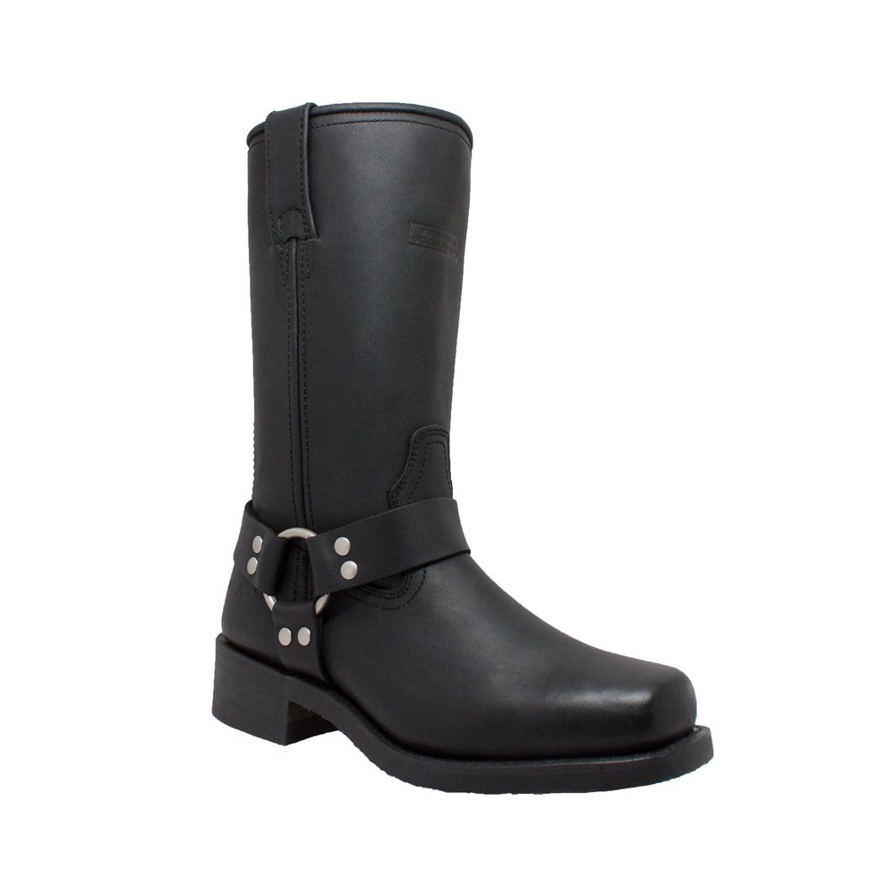 Leather Motorcycle Boots - Women's - 12" Harness - Biker - 2442-DS