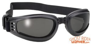 Goggles - Smoke Lens - Folding - Motorcycle Eyewear - 4520-SMOKE-DS