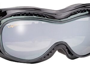 Goggles - Fit Over Eyeglasses - Smoke Silver Mirror - Motorcycle Eyewear - 9300-SILVER-DS