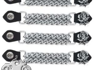 Set of Four Rose Vest Extenders with Chrome Chain - AC1060-DL