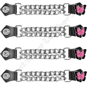 Set of Four Butterfly Vest Extenders - Pink - AC1136-PINK-DL