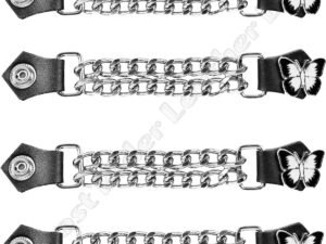 Set of Four Butterfly Vest Extenders - White - AC1136-WHITE-DL