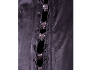 Side Laces Charms - For Vests or Jackets - Set of 6 - Skull Design - AC1201-DL