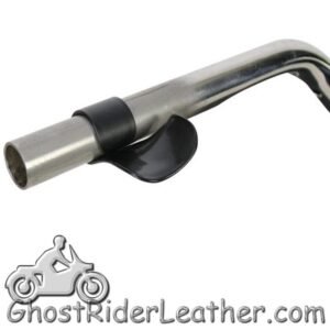 Black Plastic Motorcycle Handlebar Wrist Rests - You Get Two - GRL-AC150-DL