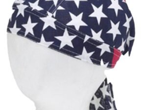 12 American Flag Cotton Skull Caps - Pack of 12 - Dozen - Durag - AC223-DL