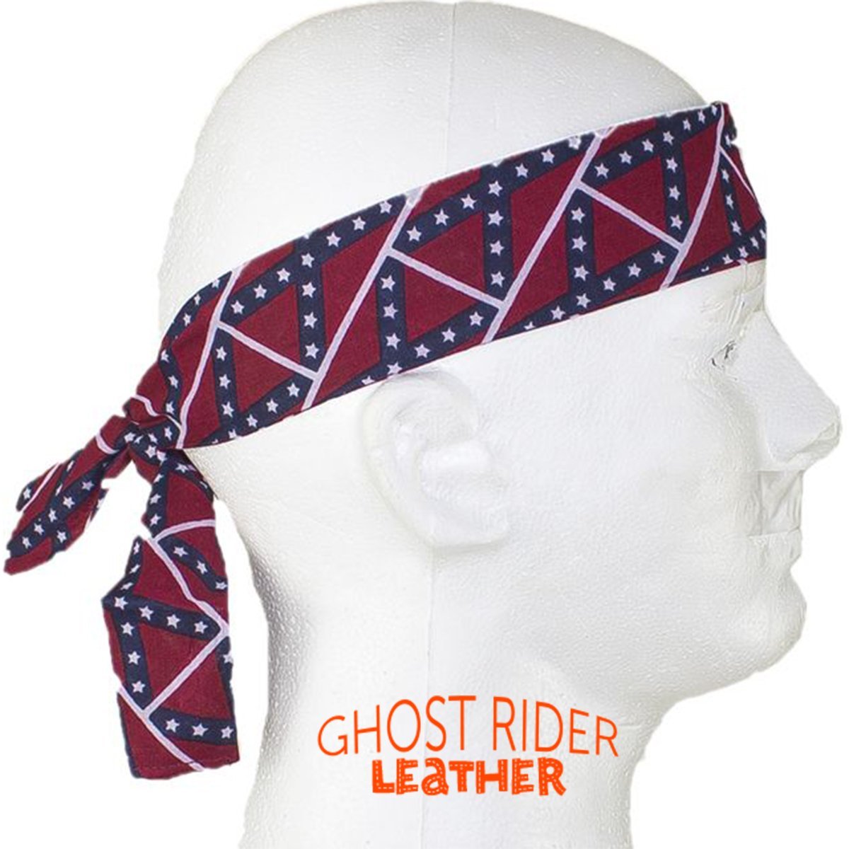 Set of Two Rebel Flag Biker Headbands - Confederate - AC9-REBEL-DL - Image 2