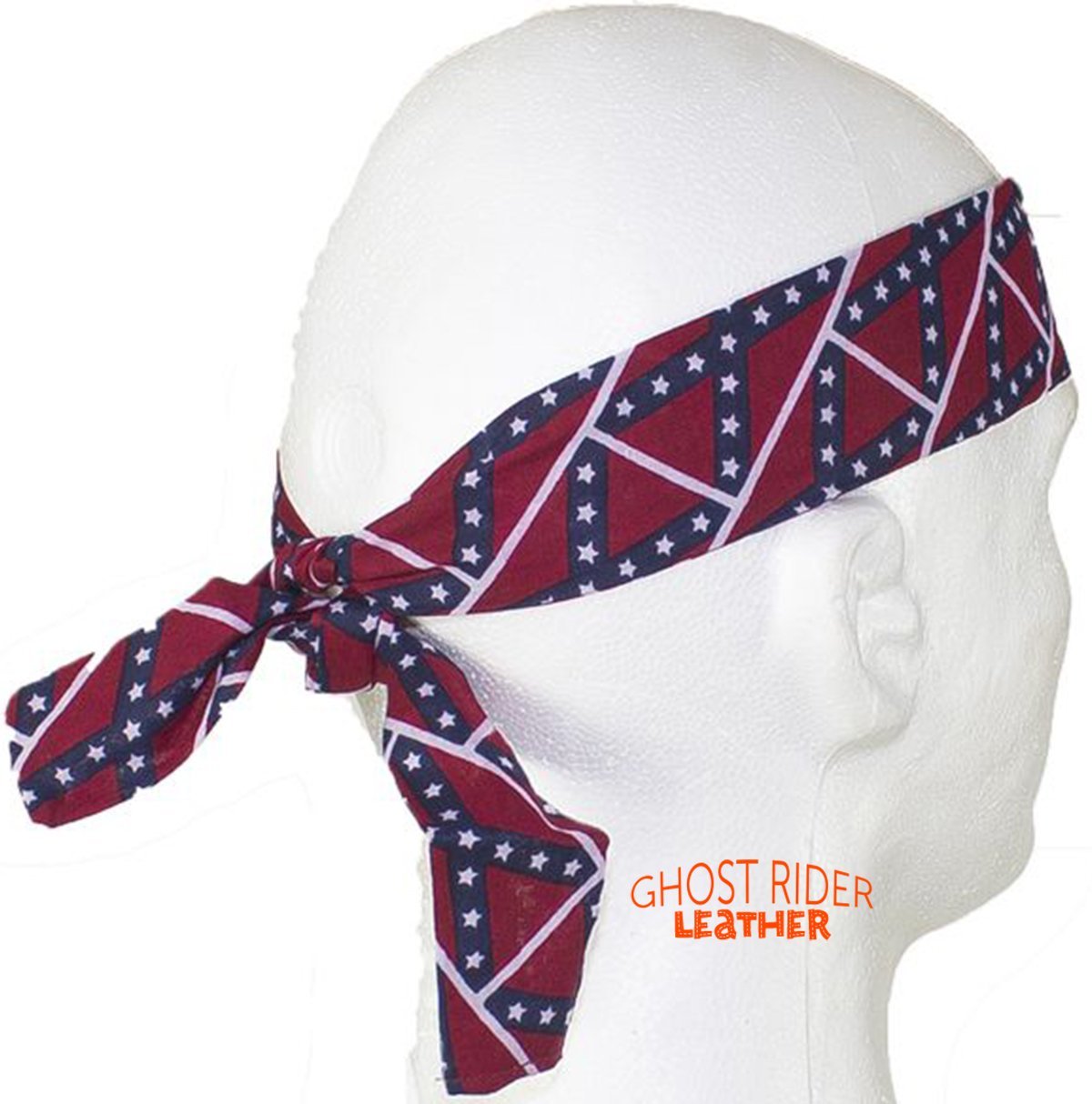Set of Two Rebel Flag Biker Headbands - Confederate - AC9-REBEL-DL - Image 3