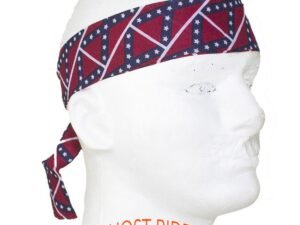 Set of Two Rebel Flag Biker Headbands - Confederate - AC9-REBEL-DL