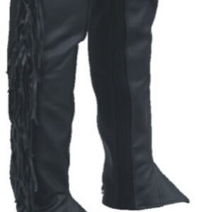 Leather Half Chaps - Leggings - Fringe - AL2482-AL