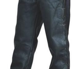 Leather Pants - Men's - Side Laces - 5 Pocket Style - AL2502-AL