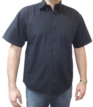 Men's Cotton Twill Mechanic Shirt With Snap Down Collar - AL2910-AL