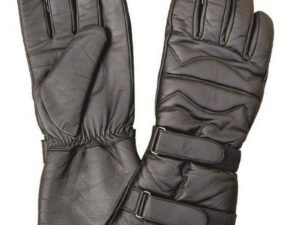 Leather Riding Gloves - Men's - Gauntlet Style - Padded - AL3061-AL