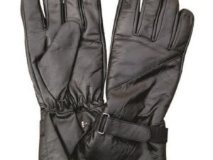 Leather Gloves - Men's - Motorcycle Riding - Gauntlet Style - AL3062-AL