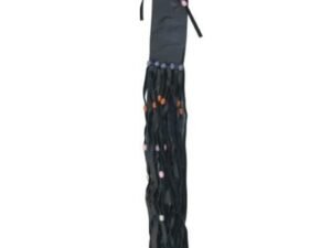 Pony Tail Holder - Hair Accessories - Leather Fringe - Beads - AL3251-AL
