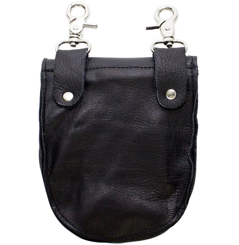 Belt Bag - Leather Purse - Studs Design - Small Handbag - BAG31-11-DL - Image 3