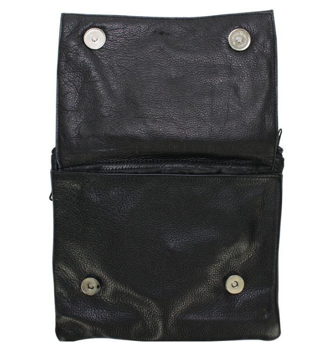 Leather Belt Bag - Lime Green - Gun Pocket - Tribal Heart Design - Handbag - BAG36-EBL1-LIME-DL - Image 6