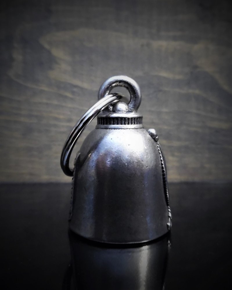 Eagle With USA Flag - Pewter - Motorcycle Ride Bell - Made In USA - SKU BB23-DS - Image 2