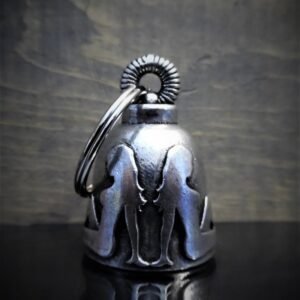 Trucker Ladies - Pewter - Motorcycle Gremlin Bell - Made In USA - SKU BB41-DS