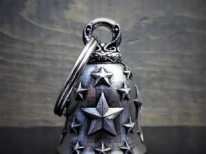 Star - Pewter - Motorcycle Gremlin Bell - Made In USA - SKU BB42-DS
