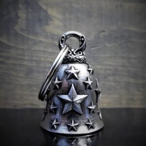 Star - Pewter - Motorcycle Gremlin Bell - Made In USA - SKU BB42-DS