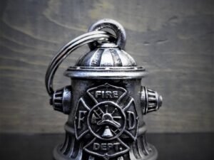 Fire Department Hydrant - Pewter - Motorcycle Spirit Bell - Made In USA - SKU BB48-DS