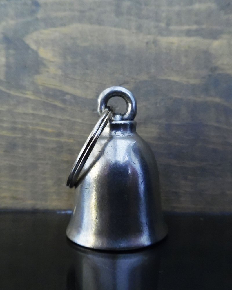 Skull Crossbones - Pewter - Motorcycle Spirit Bell - Made In USA - SKU BB81-DS - Image 2