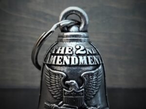 2nd Amendment - Pewter - Motorcycle Spirit Bell - Made In USA - SKU BB94-DS