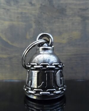 DILLIGAF - Pewter - Motorcycle Spirit Bell - Made In USA - BB-95-RC