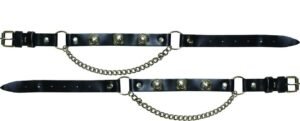 Pair of Biker Boot Chains - Texas Star - SKU GRL-BC9-DL