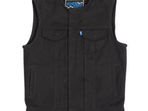Born Free Fairfax V2 Mens Canvas Motorcycle Vest - BFM637CNVS