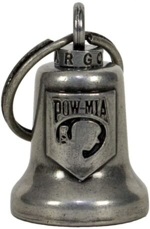 Motorcycle Ride Bell - POW MIA - Gun Metal - Spirit - BL18-GM-DL
