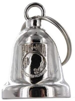 POW MIA - Chrome Motorcycle Ride Bell - SKU GRL-BLC18-DL