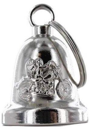 Angel Riding Motorcycle - Chrome Motorcycle Ride Bell - SKU GRL-BLC19-DL