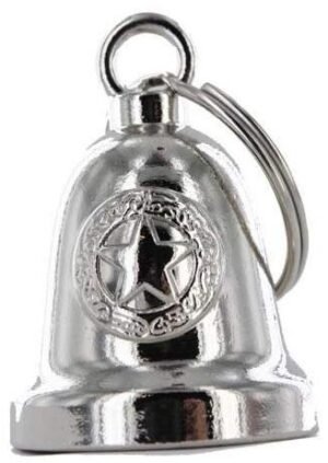 Police Star - Chrome Motorcycle Ride Bell - SKU GRL-BLC24-DL