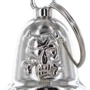 Skull and Crossbones - Chrome - Motorcycle Ride Bell - SKU GRL-BLC25-DL