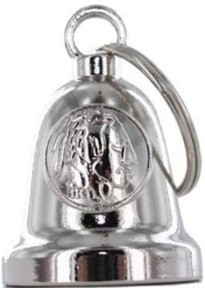 Motorcycle Ride Bell - Spirit Bell - Indian Head - Chrome - BLC33-DL