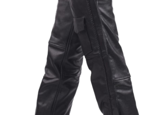 Leather Assless Chaps - Braid Design - Men or Women - C4326-04-DL