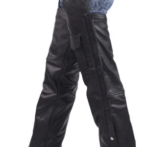 Leather Assless Chaps - Braid Design - Men or Women - Premium - C326-RC-01-DL