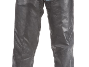 Biker Leather Chaps - Thigh Stretch - Men or Women - C332-01-DL