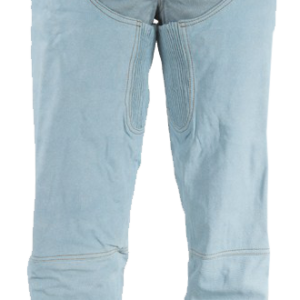 Blue Leather Chaps with a Denim Look - C332-15-DL
