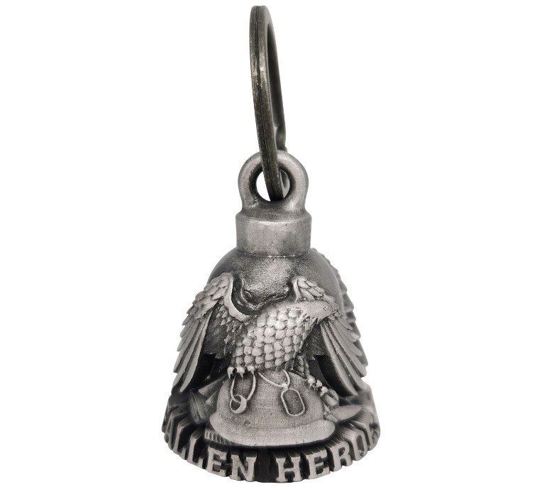 Motorcycle Ride Bell - 3D - Fallen Heroes - Eagle - Spirit Bell - Gremlin - DBL10-L-DL - Image 3