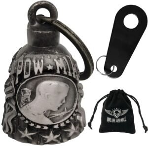 Motorcycle Ride Bell - 3D - POW MIA - Spirit Bell - Gremlin - DBL15-L-DL